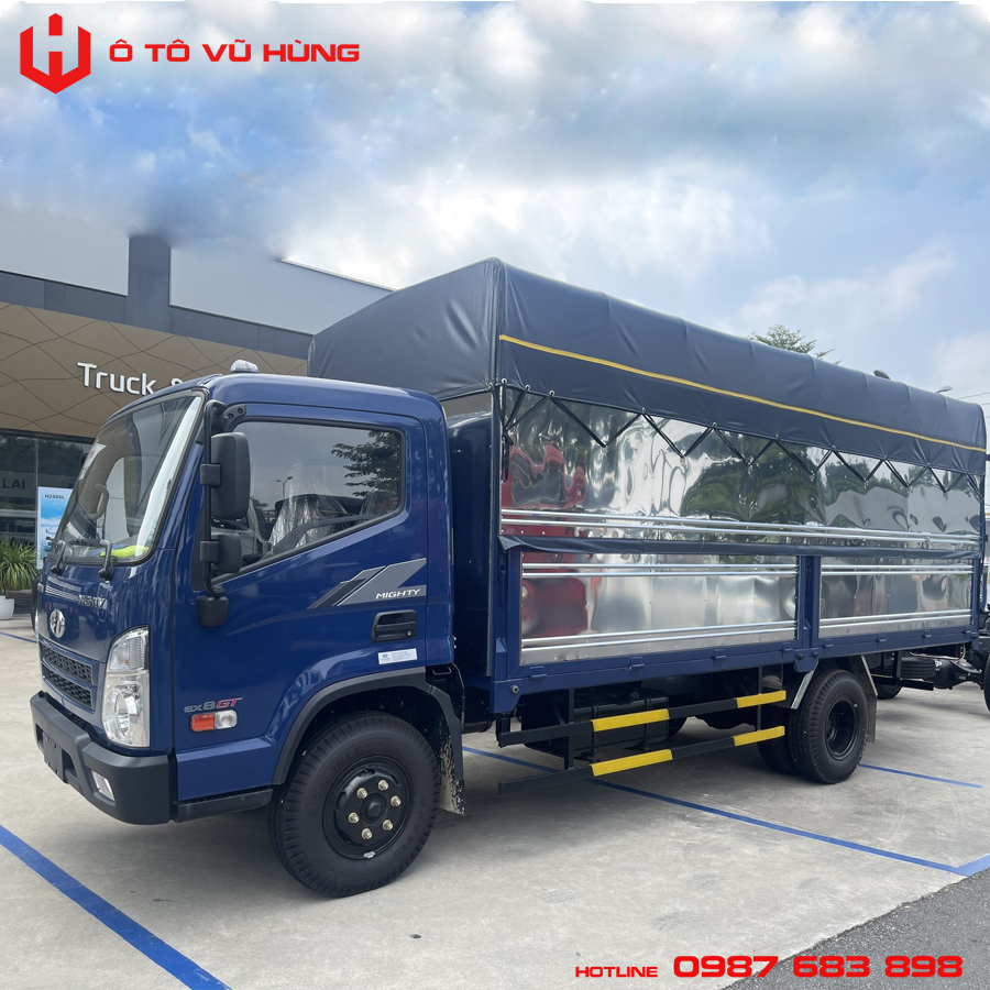 Xe Tải Hyundai Mighty EX8 GT S2 7 Tấn Thùng Bạt