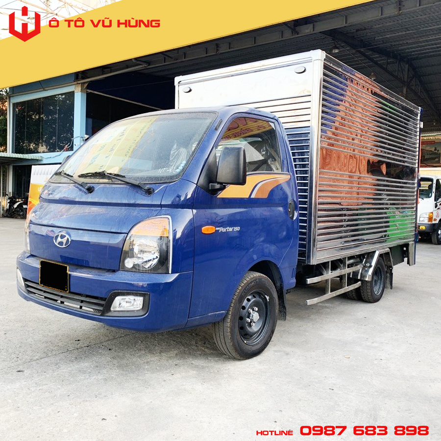 Xe Tải Hyundai New Porter H150 1.5 Tấn Thùng Kín